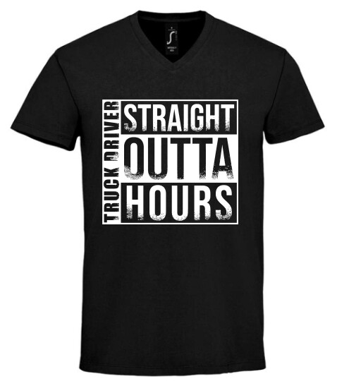 Unisex V nyakú póló