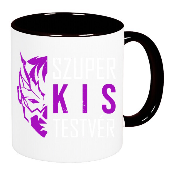 Színes fülű és belsejű bögre