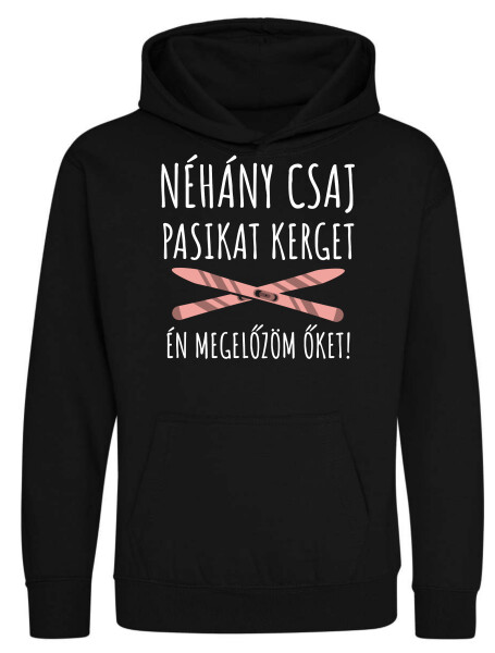 Kapucnis belebújós gyerek pulóver