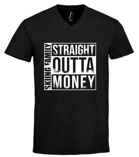 Unisex V nyakú póló