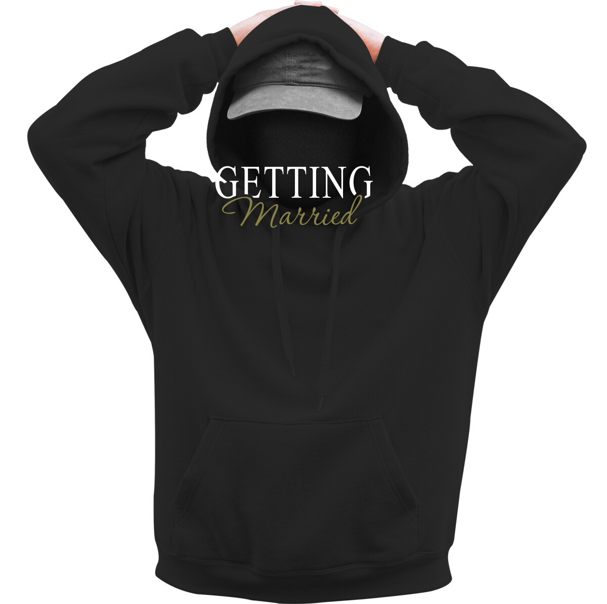 Kapucnis belebújós pulóver