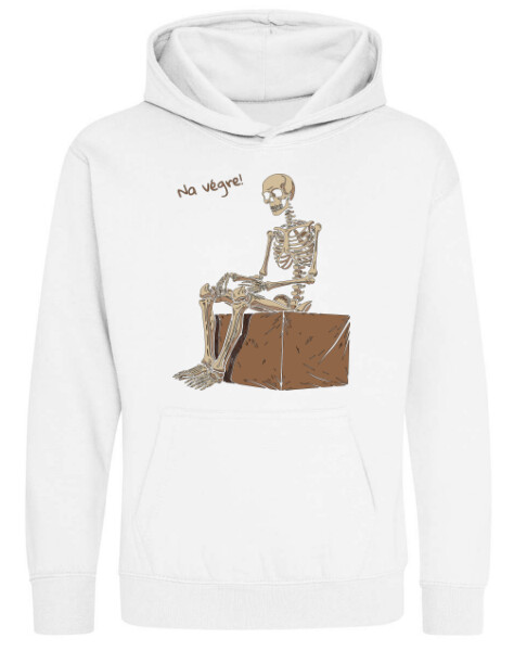 Kapucnis belebújós gyerek pulóver