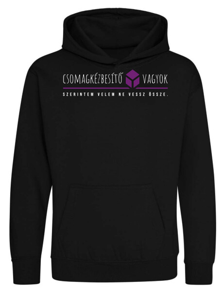 Kapucnis belebújós gyerek pulóver