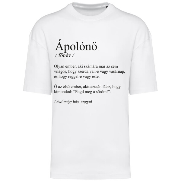 Prémium oversized unisex póló