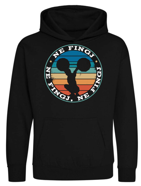 Kapucnis belebújós gyerek pulóver