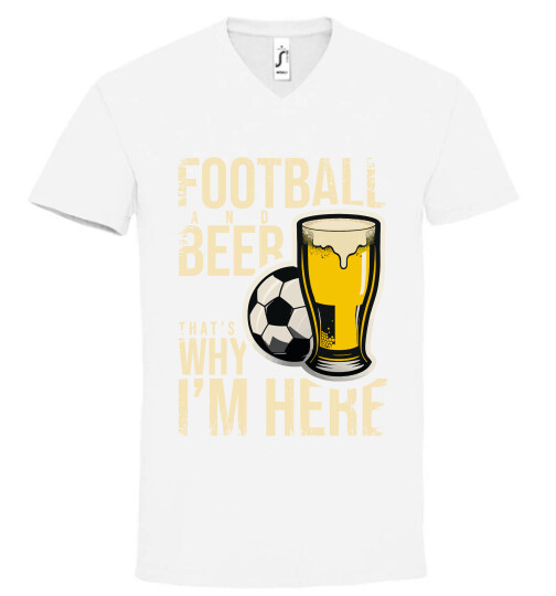 Unisex V nyakú póló