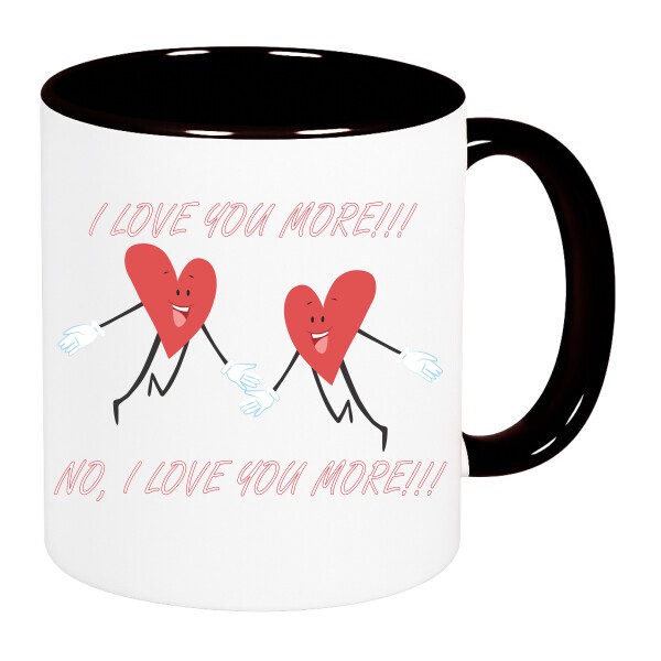 Színes fülű és belsejű bögre