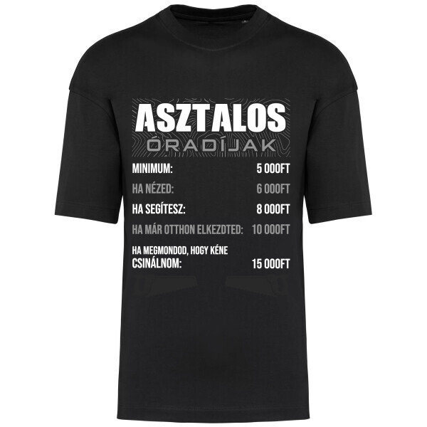 Prémium oversized unisex póló