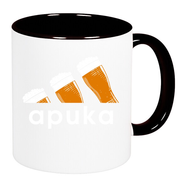 Színes fülű és belsejű bögre