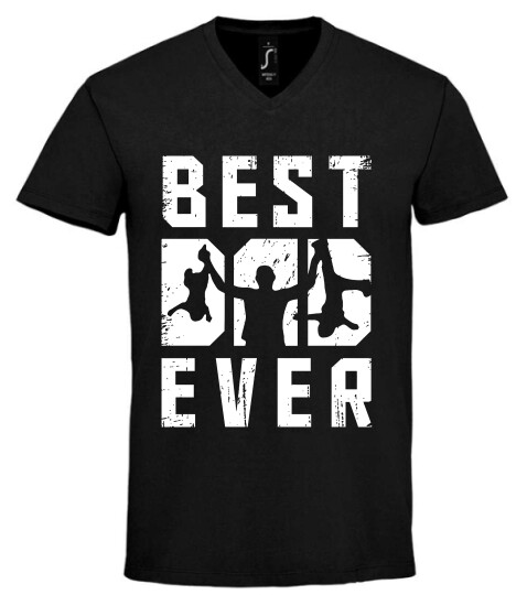 Unisex V nyakú póló