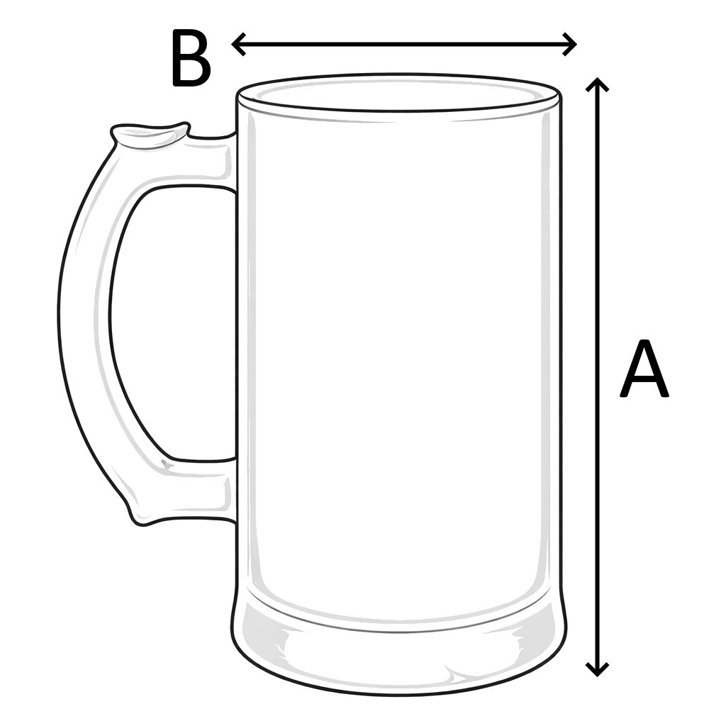 Sörös korsó Mérettáblázat
